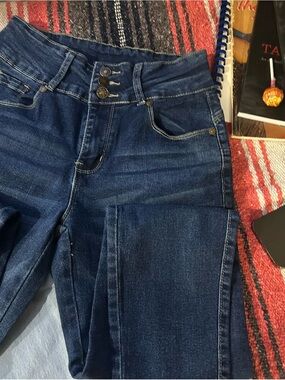 High-Waist Dark Blue Women’s Jeans